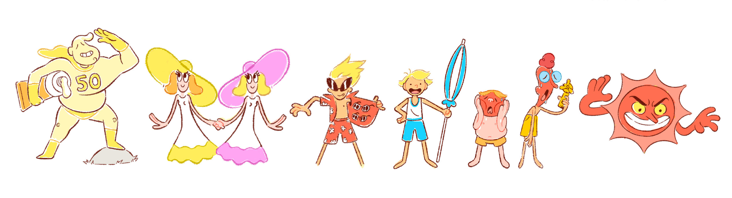 SSC_Characters_Lineup